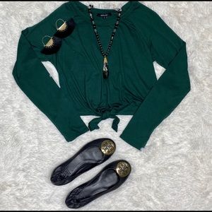 NWT long sleeve crop top JR large